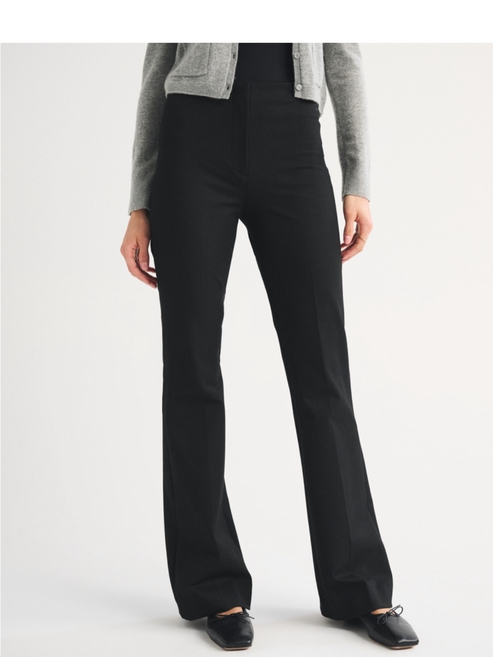 Abercrombie & Fitch Forme Bootcut Pant in Black